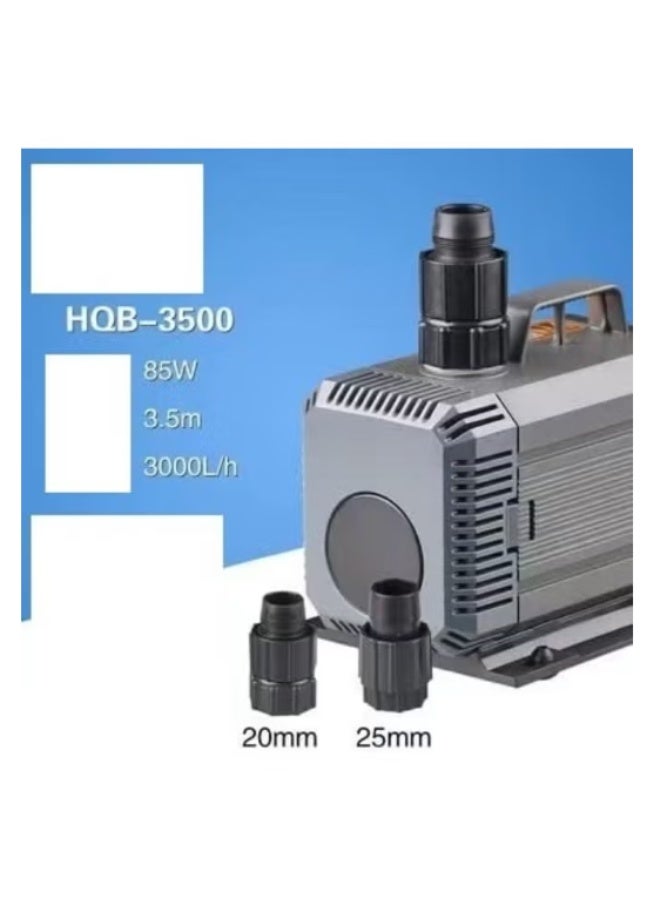 SunSun Amphibious Water Submersible Pump HQB-3500 – 3000 LPH Flow Rate, 85W Power, 3.5m Pumping Height for High-Performance Aquarium, Fountain, Pond, Hydroponics Pump - Image 5